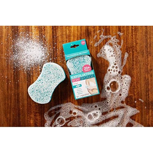 Spongeables Body Wash in a 20+ Wash Sponge, Sea Salt, 3 Count