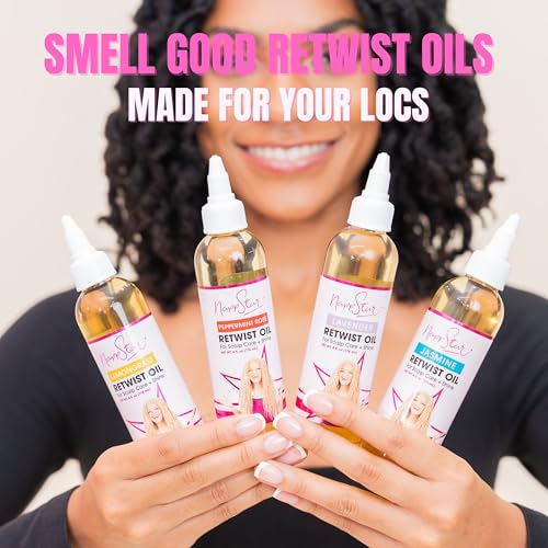 NappStar Retwist Oil for Locs - Jasmine Scent, 4 Oz