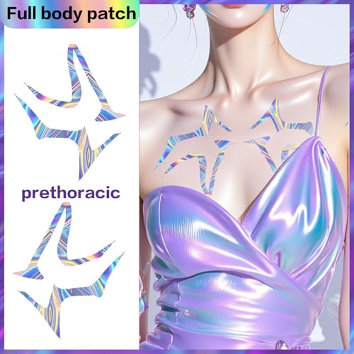 Rumi Temporary Tattoos Waterproof Cosplay Anime Stickers 8 Sheet Set