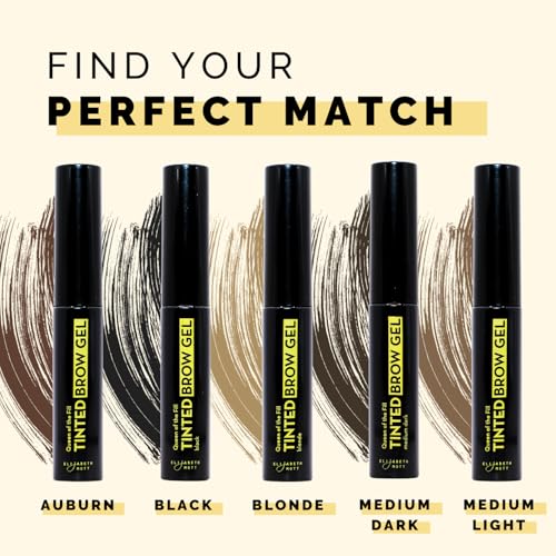 Elizabeth Mott Eyebrow Gel - Tinted Brow Filler & Gray Coverage