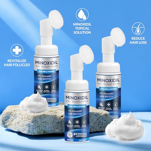 5% Minoxidil Foam for Hair Growth - Men & Women