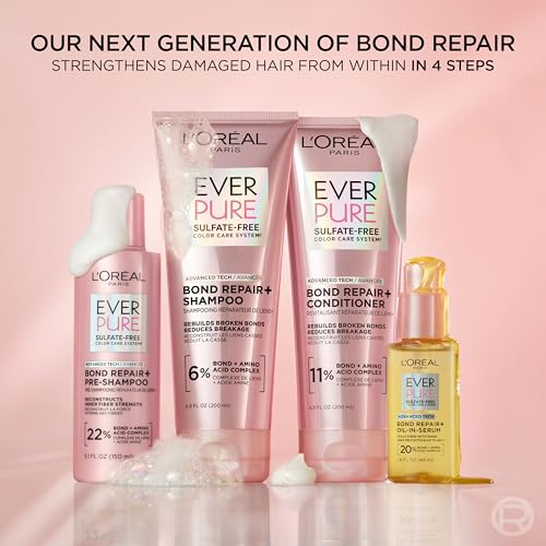 L'Oreal Paris Bond Repair+ Hair Oil-in-Serum | Heat Protectant & Shine Treatment