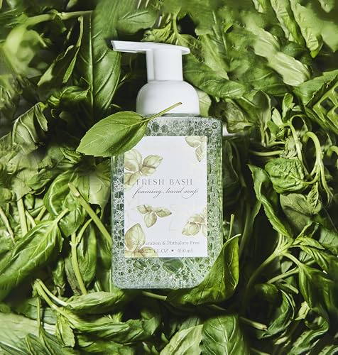 Foaming Soap Set 4 x 480ml - Lemon, Orange, Eucalyptus, Basil