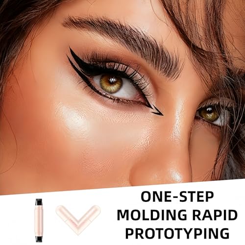 2 Pack Wing Eyeliner Stamp Set - Waterproof Cat Eye
