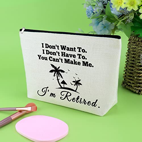 Funny Encouragement Gift for Girls Women Makeup Bag Best Friends Gift Coworker Leaving Gifts for Boss Colleagues Cosmetic Pouch Gag Gifts for Women Birthday Appreciation Gift Travel Cosmetic Bag