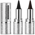2 Pc Waterproof Gel Eyeliner Pencil Set - Black & Brown