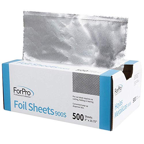 ForPro Embossed Foil Sheets 900S, 500 Count Pop-Up Dispenser