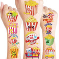 96 Popcorn Temporary Tattoos for Kids | Movie Party Favors