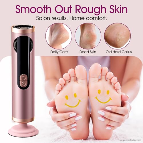 Bicboz Electric Foot Callus Remover - Rechargeable Pedicure File & 40 Discs