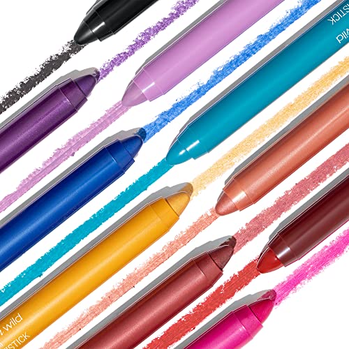 wet n wild Color Icon Cream Eyeliner Eyeshadow Multi-Stick, Moisturizing, Nourishing Velvety Cream-to-Powder Buildable & Blendable Formula, Cruelty-Free & Vegan - Born To Flirt