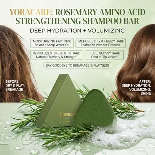 Yoracare Rosemary Scalp Revival Shampoo Bar