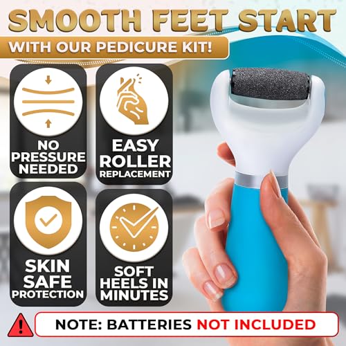 AZZORI Battery Operated Foot Callus Remover - Electric Pedicure File