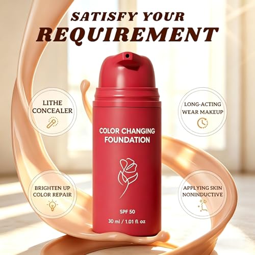 Color Changing Foundation for Mature Skin - NTYNLe, 30ml