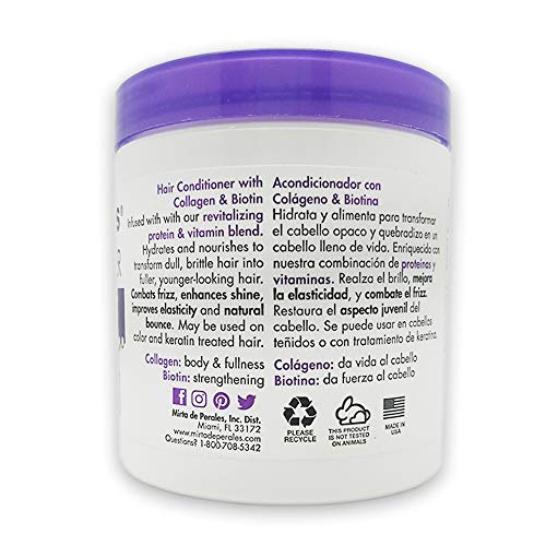 Mirta de Perales Collagen Biotin Shampoo Conditioner Repair Mist Set