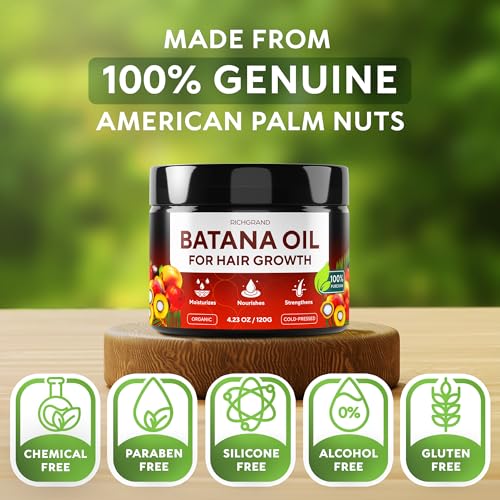 Batana Oil for Hair Growth - 100% Raw & Organic 4.23 oz