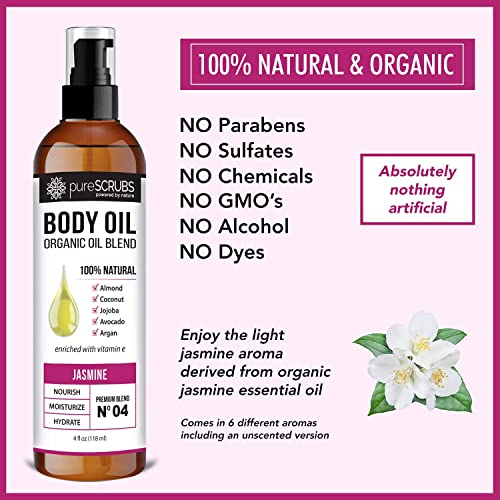 pureSCRUBS Jasmine Body Scrub + Jasmine Body Oil Bundle