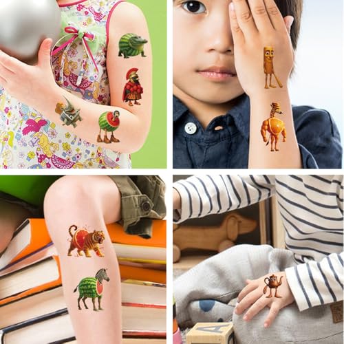 20 Sheets Italian Brainrot Temporary Tattoos