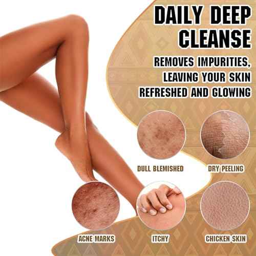 Real African Net Sponge - 2 Pieces Authentic Exfoliating Body Scrubbers - Ultra-Gentle for Sensitive/Dry/Oily Skin - Shower & Bath Essential (Army Green & Dark Army Green)