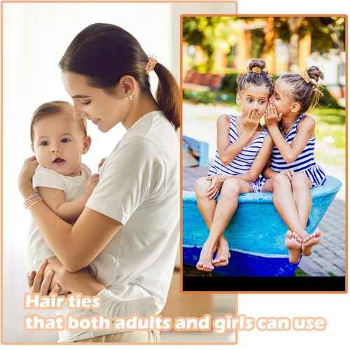 20 PCS Boho Hair Ties, Bracelets Hair Ties for Thick or Thin Hair, Ponytail Holders, 2.5¡¯¡¯ Hair Ties No-Damage