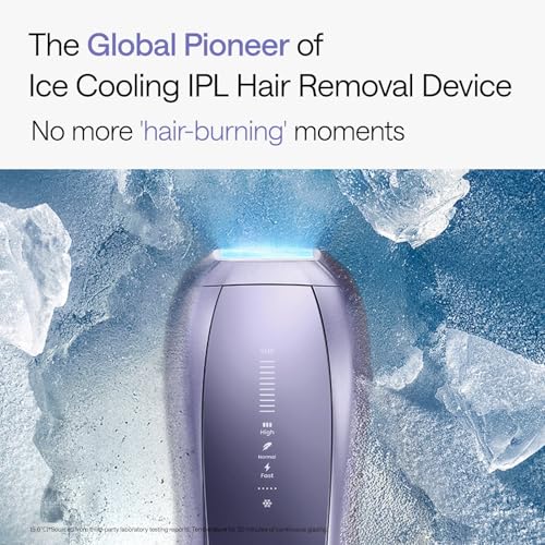 Ulike Air 10 IPL Laser Hair Removal Device - Nearly Painless, Dual Light, 10-Min Full Body Treatment