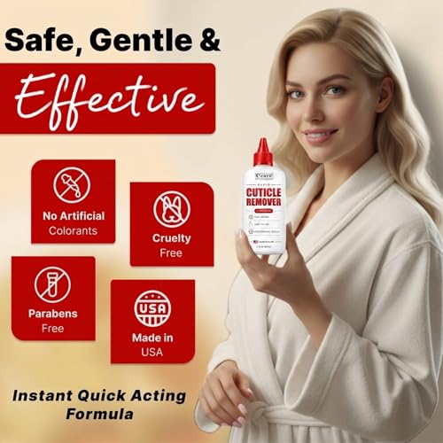 C CARE Rapid Cuticle Remover Gel 2 oz - Fragrance-Free Nail Treatment