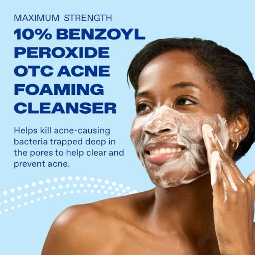 Differin Maximum Strength Acne Foaming Face Wash 10% Benzoyl Peroxide 5oz