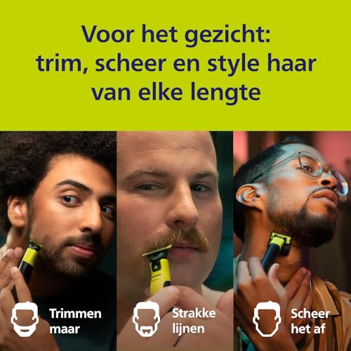 Philips OneBlade Replacement Blades QP430/60 - 3 Pack for Face & Body Trimming