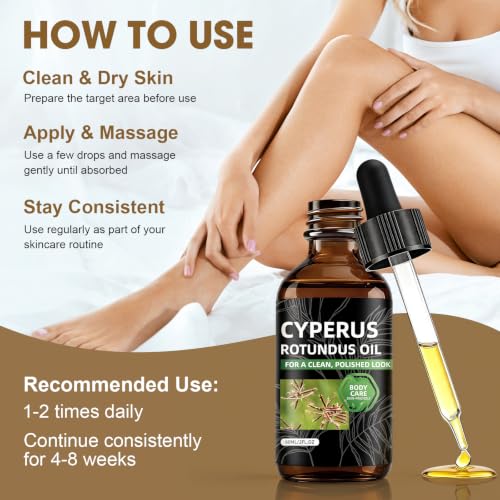 Cyperus Rotundus Oil for Unwanted Hair Care – 2 fl oz (Pack of 1) by SKSOYT