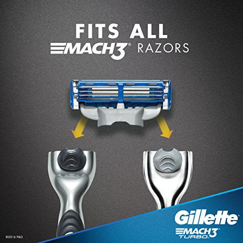 Gillette Mach3 Turbo Cartridges, 4 Count