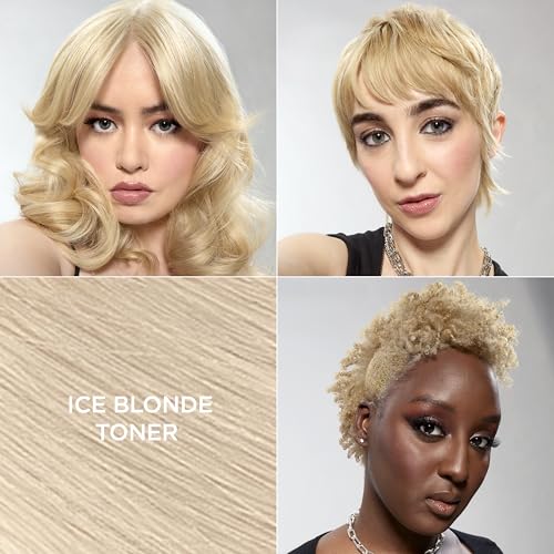 L'Oreal Paris Feria Ice Blonde Anti-Brass Toner, Ammonia-Free