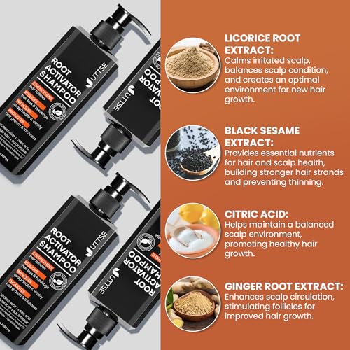 Root Activator Hair Thickening Shampoo for Men