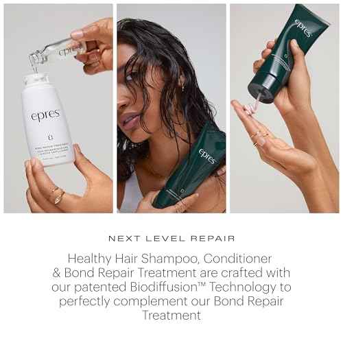 epres Healthy Hair 3-Step System Starter Kit, Includes Bond Repair Treatment & Shampoo and Conditioner