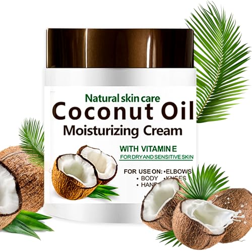 Coconut Cream 300ml ? Moisturizing Body Lotion for Dry Skin ? Nourishing Cream for Skin & Body ? Natural Coconut Moisturizer for Women & Men