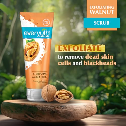 Everyuth Exfoliating Walnut Face Scrub with Nano Multi-Vita - 100g