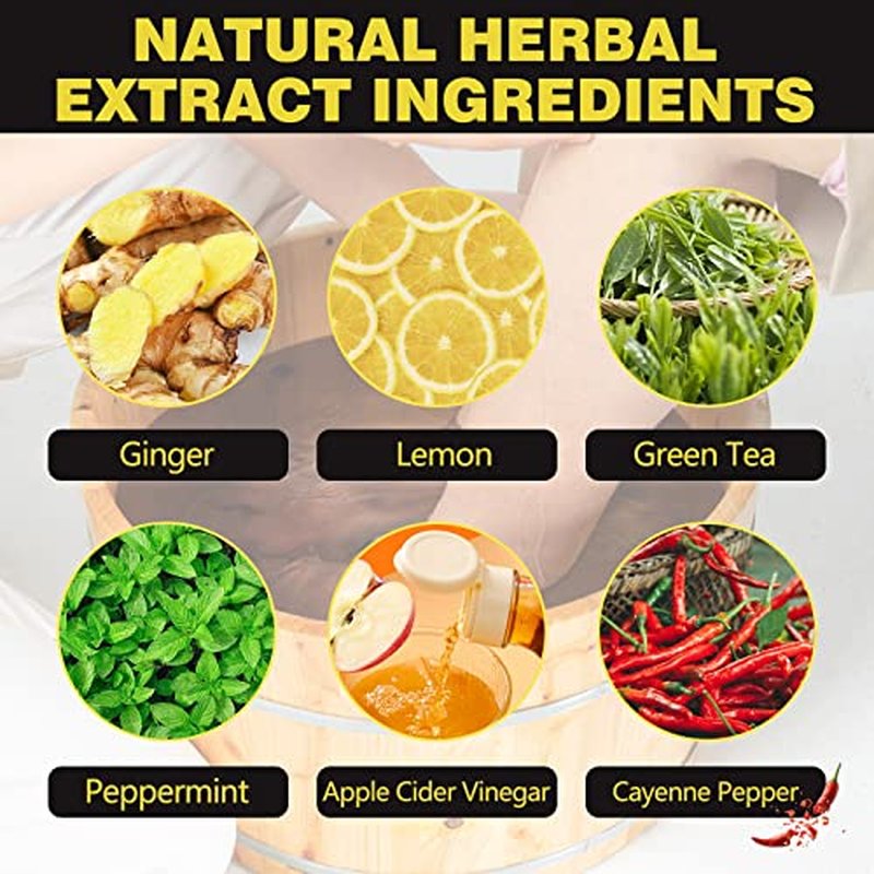 10PCS Herbal Detox Foot Soak Beads for Relaxation & Skin Tightening