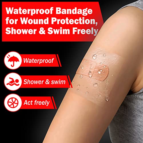 AZEN Tattoo Aftercare Bandage 6"x 8 Yard Waterproof Wrap