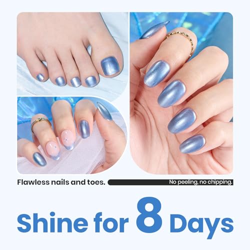 Beetles Pearl Blue Quick Dry Nail Polish 15ML