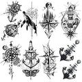 Waterproof Temporary Tattoos Stickers - 8 Sheets, Cute Designs