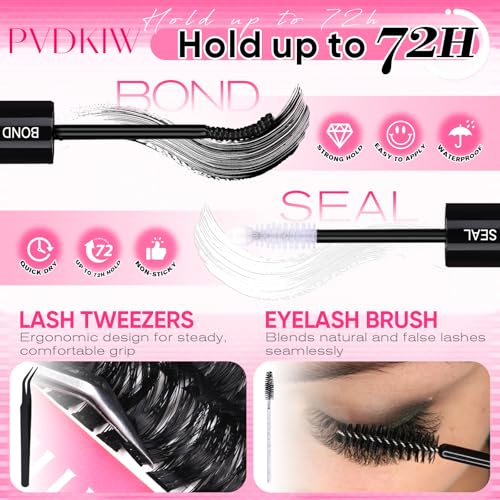 Fluffy Lash Clusters Kit 80D+100D D Curl Extensions 10-18mm