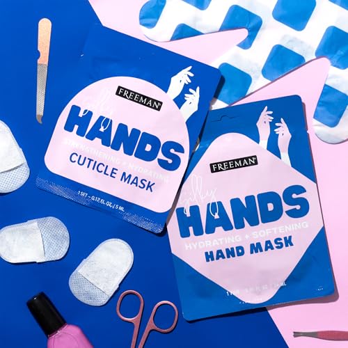 Freeman Silky Hands Hydrating Hand Mask Gloves 2-Pack with Coconut Oil