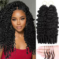 Miracle Invisible Knots 14-Inch Crochet Hair - 100% Human Hair 1B