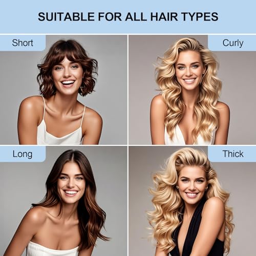 Togayu Heatless Curls Overnight Hair Set - Blue Velvet Jumbo Curlers