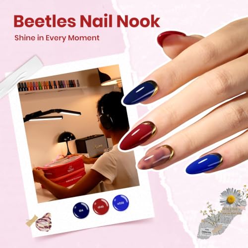 Beetles Gel Nail Polish Set - 100 Colors with Base & Top Coats