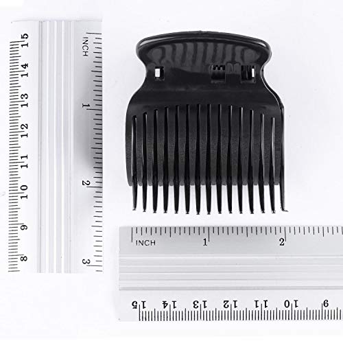 Hot Roller Clips - 24 Pack Hair Curler Replacement Claw Clips (Black)