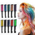 Hair Chalk Combs 10 Color Washable Temporary Dye Set