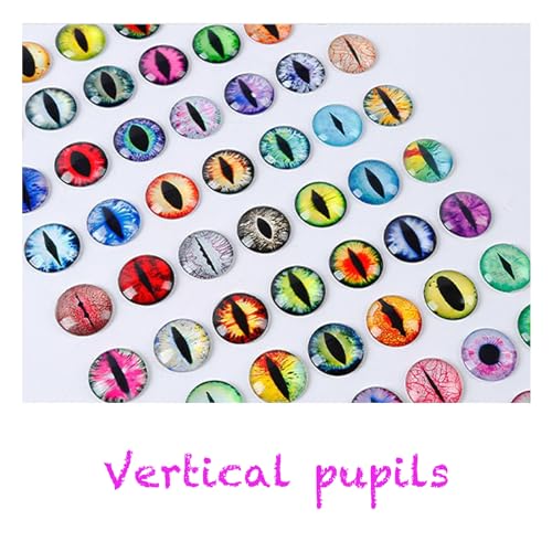 Eye Beads Nail Charms for Acrylic Nails,100PCS 3D Crystal Nail Art Rhinestones Mixed Animal Eye Decoration, Nail Diamonds Y2K Nail Jewels Accessories for Nail Art Supplies Manicure Craft DIY (0.24in)