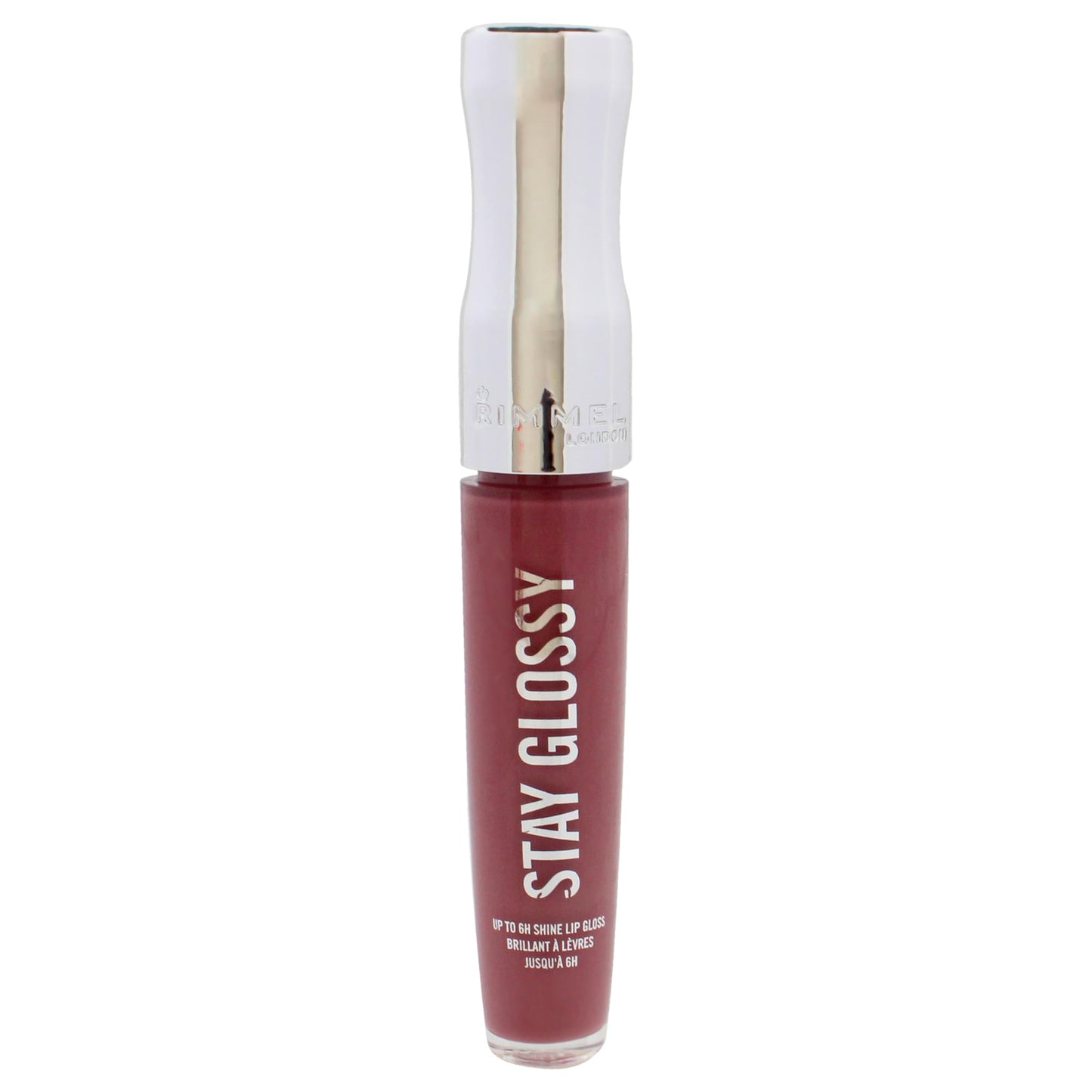 Rimmel Stay Glossy Lip Gloss - Non-Sticky and Lightweight Formula for Lip Color and Shine - 200 Tainted Love, .18oz