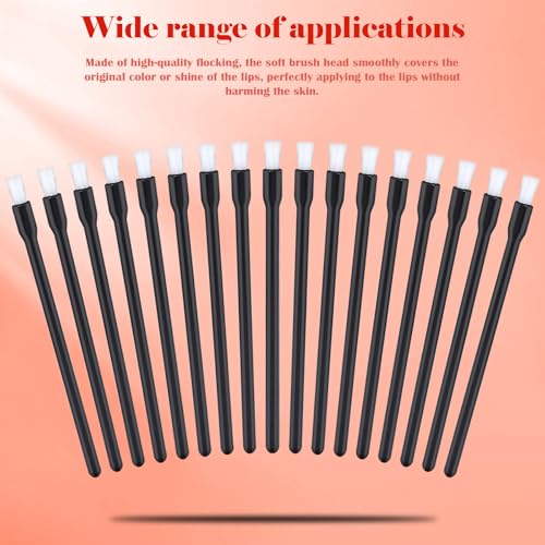 100 Pcs Disposable Lip Brushes - Lip Gloss Wands Applicators