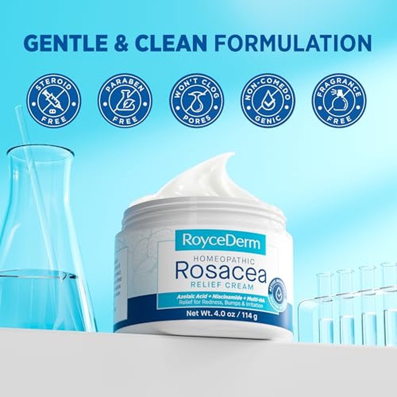 Roycederm Rosacea Treatment Cream with Azelaic Acid & Sulphur
