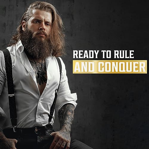 Viking Revolution Beard Wash and Beard Conditioner for Men with Argan Oil and Jojoba Oil - Beard Softener and Strengthener Beard Care Beard Shampoo and Conditioner with Beard Oil (17oz, Sweet Tobacco)